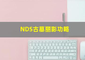 NDS古墓丽影功略