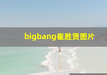 bigbang崔胜贤图片