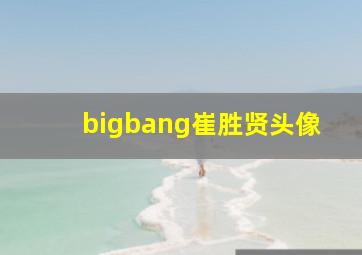 bigbang崔胜贤头像