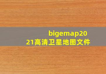 bigemap2021高清卫星地图文件