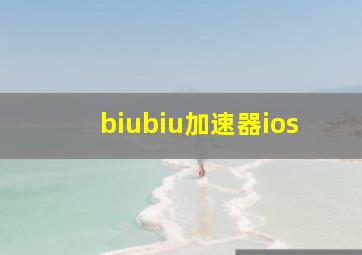 biubiu加速器ios