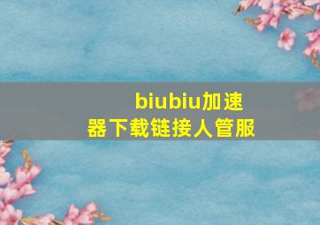 biubiu加速器下载链接人管服