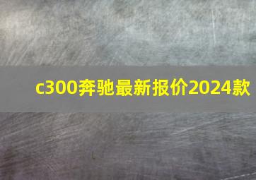 c300奔驰最新报价2024款