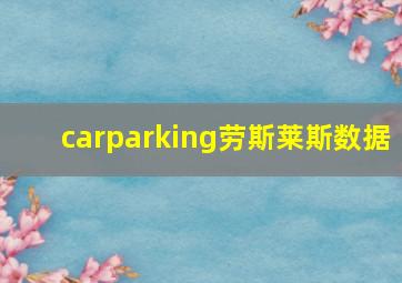 carparking劳斯莱斯数据