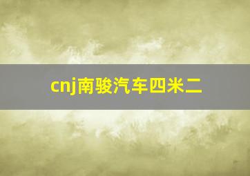 cnj南骏汽车四米二