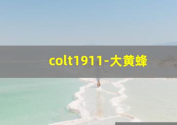 colt1911-大黄蜂