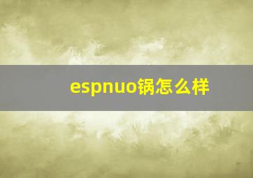 espnuo锅怎么样