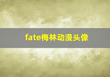 fate梅林动漫头像