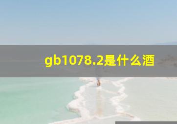 gb1078.2是什么酒