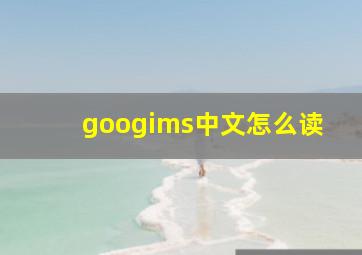 googims中文怎么读