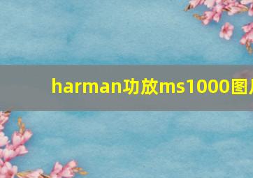 harman功放ms1000图片