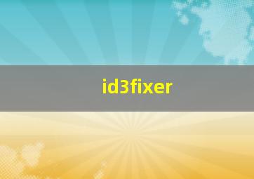 id3fixer