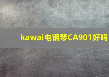 kawai电钢琴CA901好吗