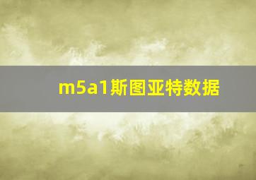 m5a1斯图亚特数据