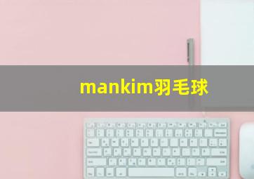 mankim羽毛球