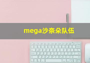 mega沙奈朵队伍