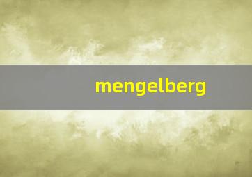 mengelberg