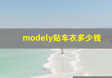 modely贴车衣多少钱