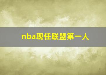 nba现任联盟第一人