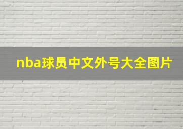 nba球员中文外号大全图片