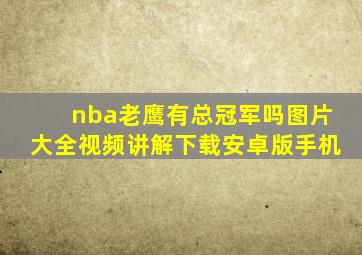 nba老鹰有总冠军吗图片大全视频讲解下载安卓版手机