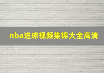 nba进球视频集锦大全高清