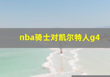 nba骑士对凯尔特人g4