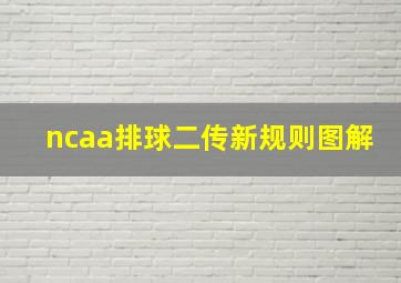 ncaa排球二传新规则图解