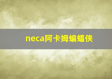 neca阿卡姆蝙蝠侠