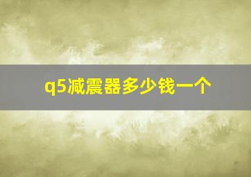 q5减震器多少钱一个