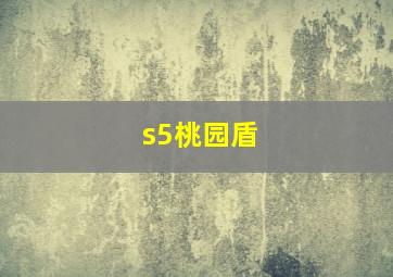 s5桃园盾