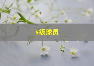 s级球员