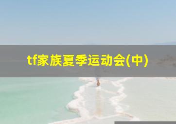 tf家族夏季运动会(中)