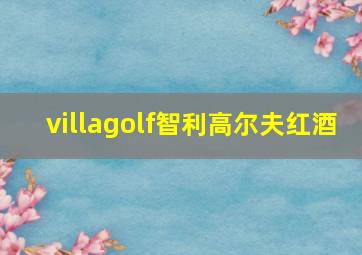 villagolf智利高尔夫红酒