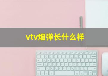 vtv烟弹长什么样