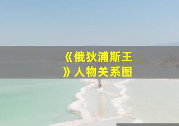 《俄狄浦斯王》人物关系图