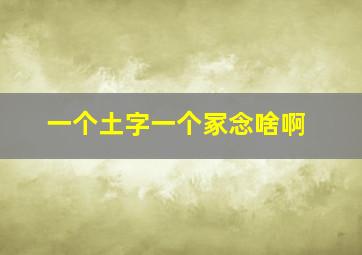 一个土字一个冢念啥啊