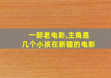 一部老电影,主角是几个小孩在新疆的电影