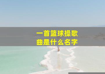 一首篮球操歌曲是什么名字