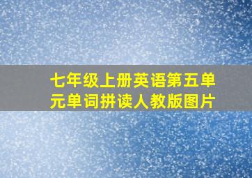 七年级上册英语第五单元单词拼读人教版图片