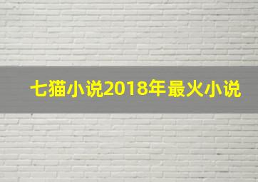 七猫小说2018年最火小说