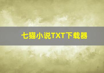 七猫小说TXT下载器