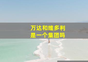 万达和维多利是一个集团吗