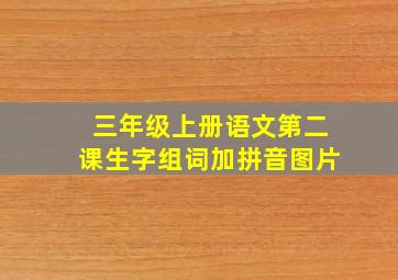 三年级上册语文第二课生字组词加拼音图片