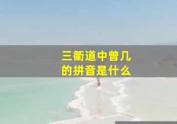 三衢道中曾几的拼音是什么