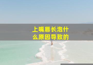 上嘴唇长泡什么原因导致的