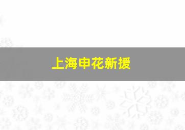 上海申花新援