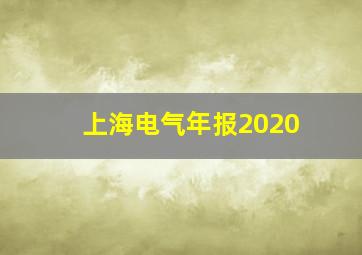 上海电气年报2020