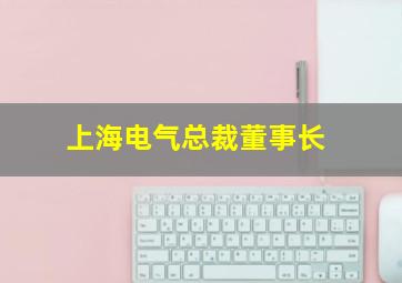 上海电气总裁董事长