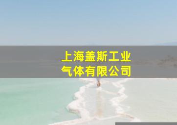 上海盖斯工业气体有限公司